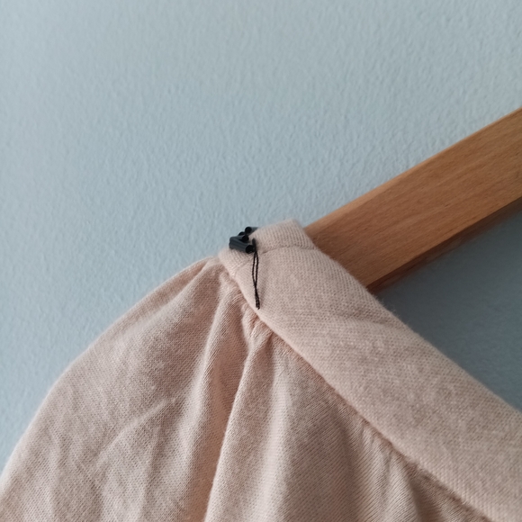 Y2K 2b Bebe Cream Black Beaded Accent Tunic Top M - Picture 7 of 10